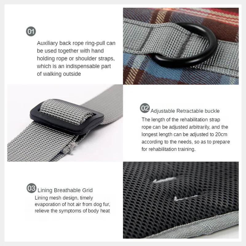 AnniePaw Leg Harness for Senior Dogs - Support for Mobility AnniePaw Wear