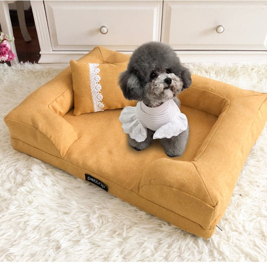 Anniepaw Dog Bed Sofa Cushion Mat Removable Lounge Beds For Small Medium Dogs AnniePaw Wear