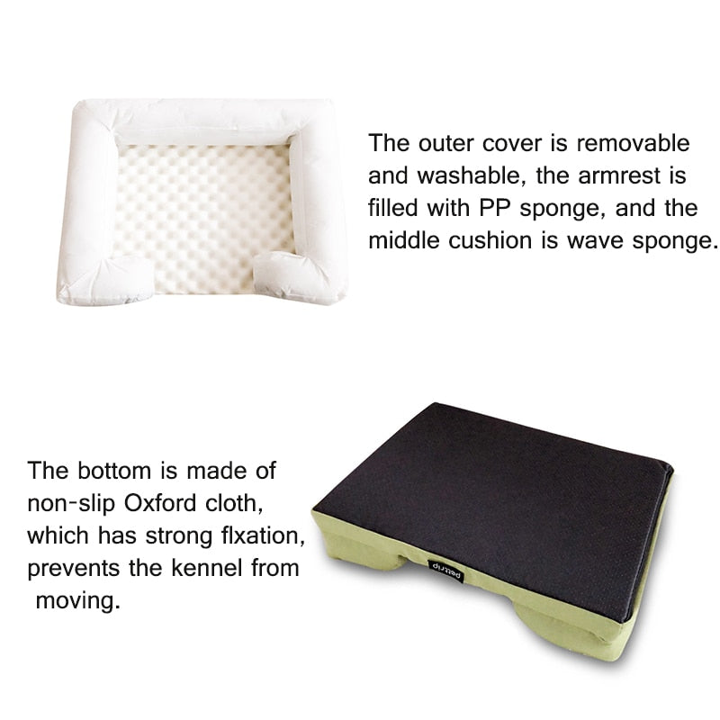 Anniepaw Dog Bed Sofa Cushion Mat Removable Lounge Beds For Small Medium Dogs AnniePaw Wear