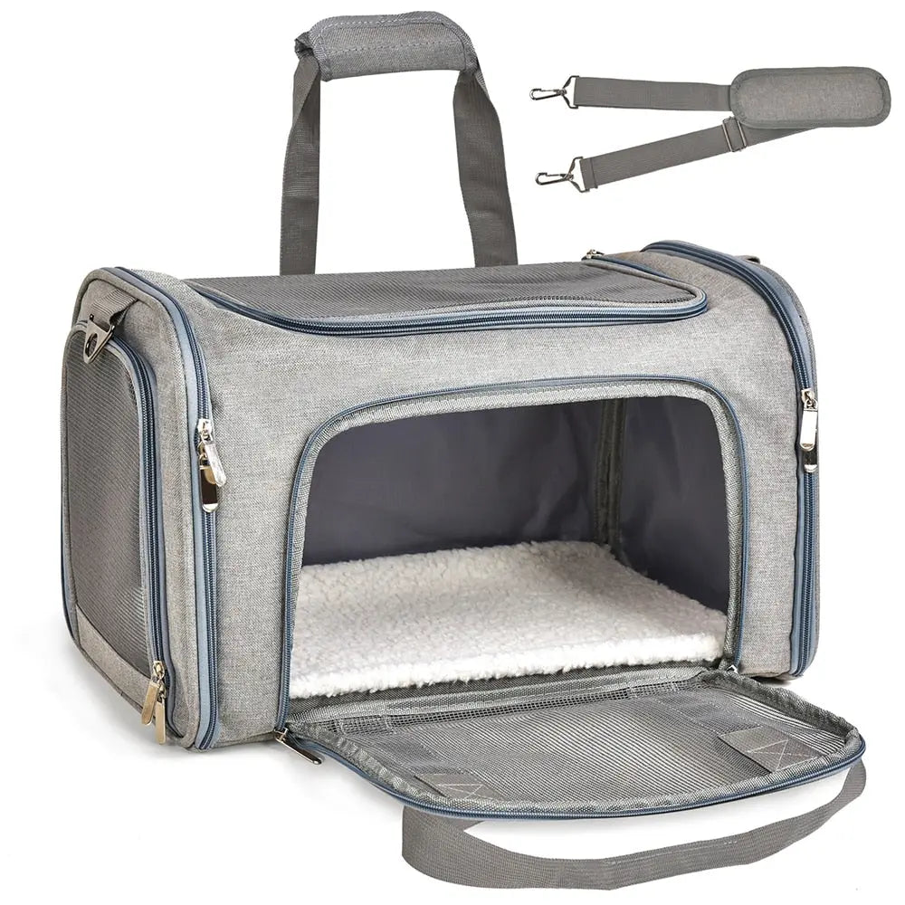 Anniepaw Airline Approved Soft Side Dog Carrier Backpack for Small Pets AnniePaw Wear