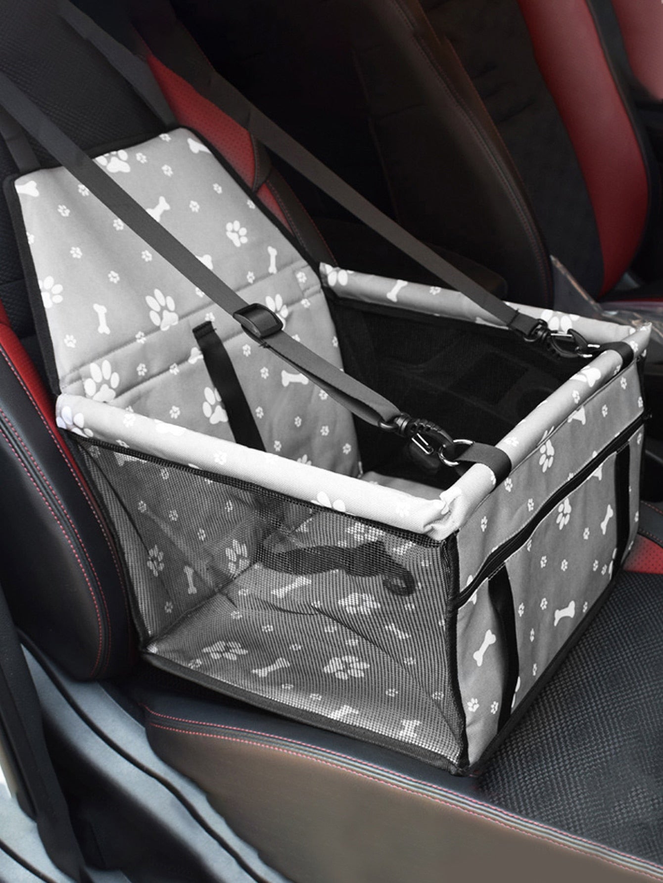 Anniepaw Folding Hammock Dog Car Seat Cover Pet Carrier Front Seat Protection AnniePaw Wear