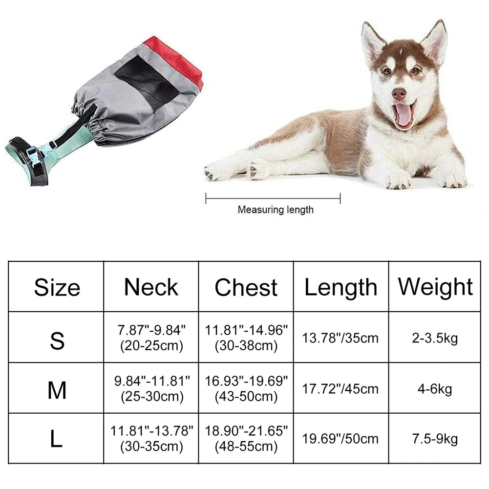 AnniePaw Dog Drag Bag for Paralyzed Pets Wheelchair Alternative Protects Chest AnniePaw Wear