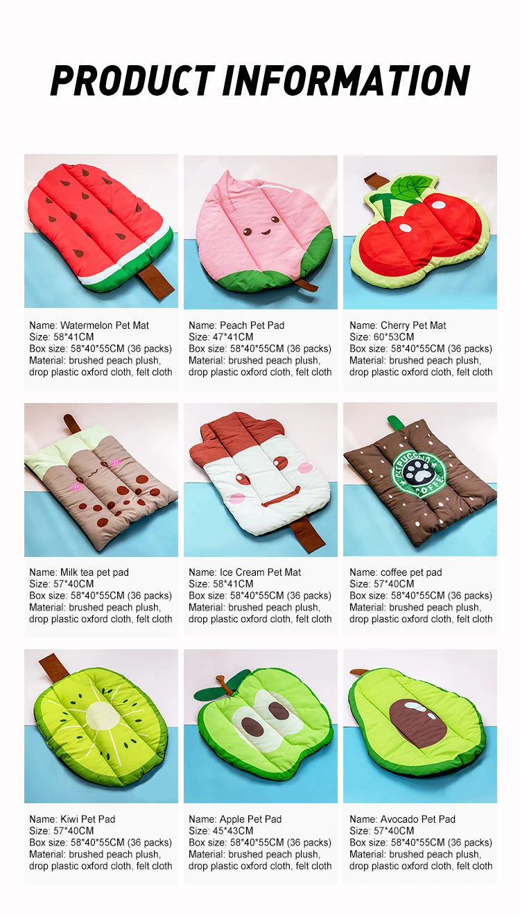 Dog Mat Cooling Summer Pad Mat Dogs Cat Blanket Sofa Breathable Cold Pet Dog Bed Summer Washable Small Medium Large Dogs Ice Pad AnniePaw Wear