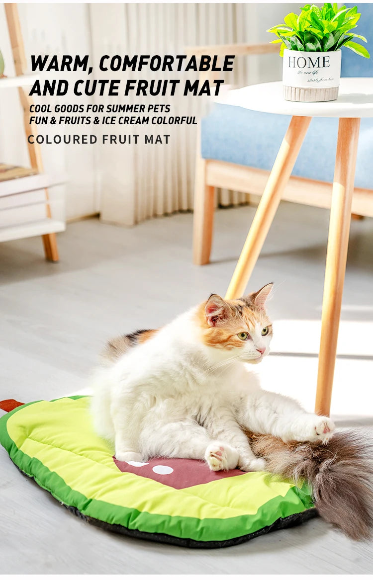 Dog Mat Cooling Summer Pad Mat Dogs Cat Blanket Sofa Breathable Cold Pet Dog Bed Summer Washable Small Medium Large Dogs Ice Pad AnniePaw Wear
