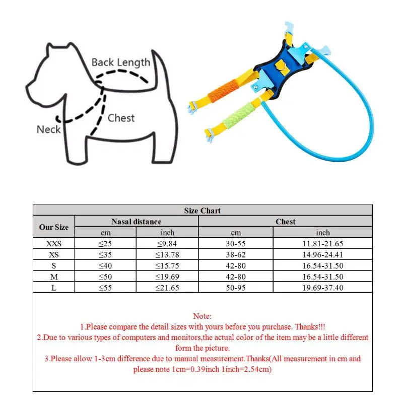 Adjustable Blind Dog Harness - Guiding Device for Small to Large Dogs AnniePaw Wear