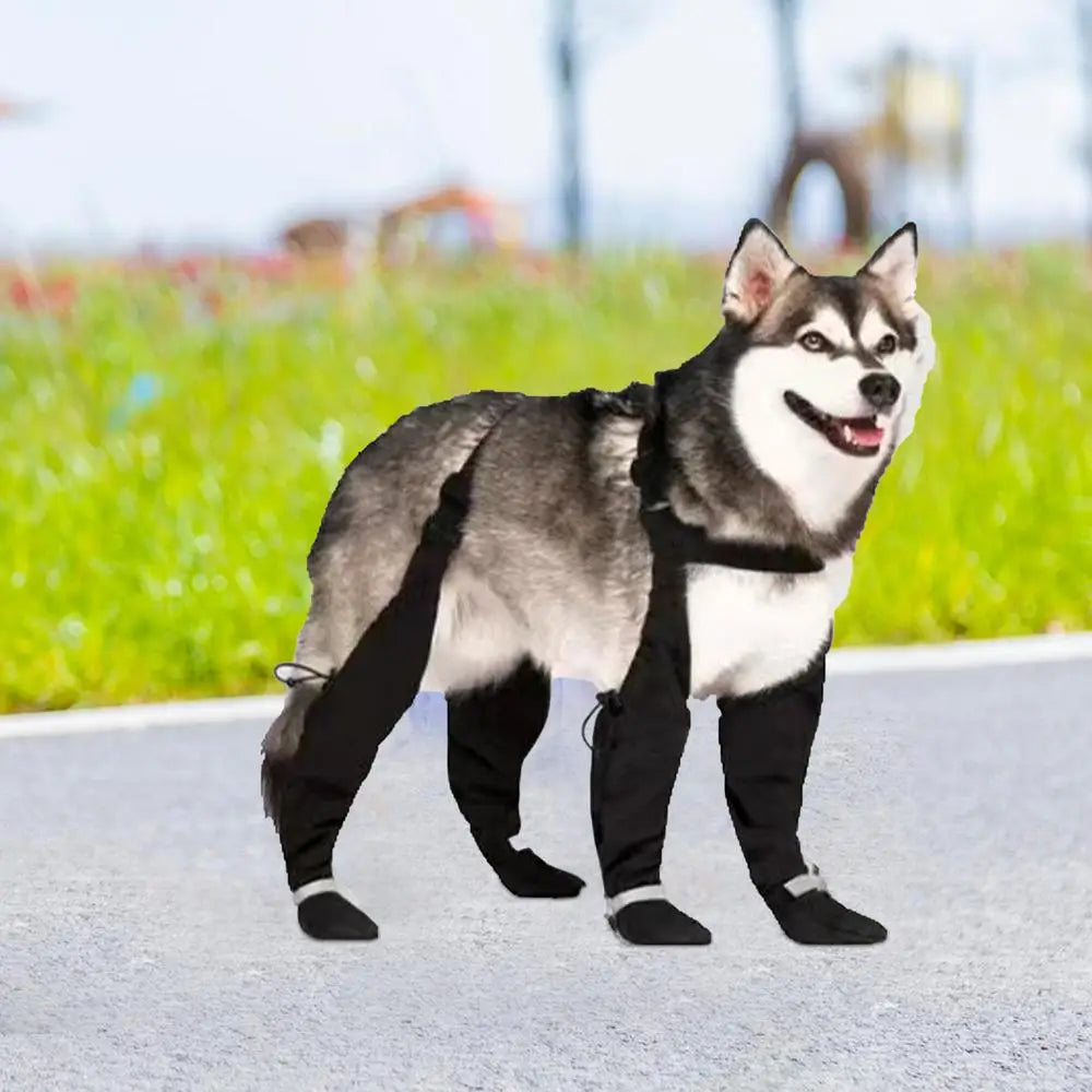 Reflective Dog Suspender Boots - Non-Slip Adjustable Walking Shoes AnniePaw Wear