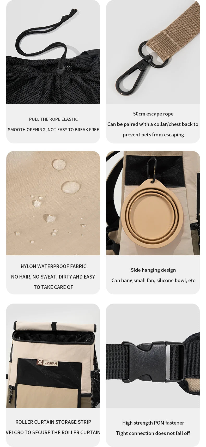 Anniepaw Pet Chest Sling Bag Breathable Canvas Backpack AnniePaw Wear