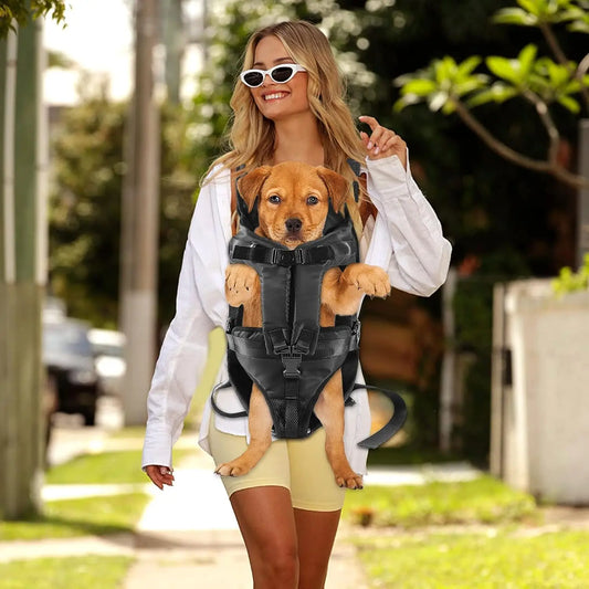 Anniepaw Portable Breathable Dog Bag Front Travel Adjustable Backpack Pet Carriers AnniePaw Wear