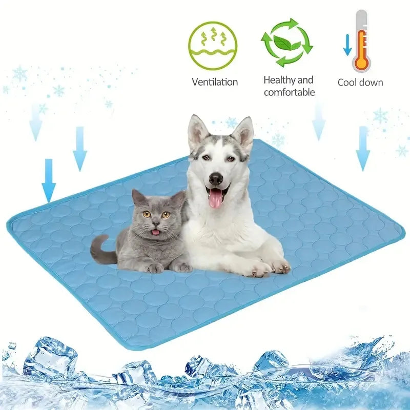 Dog Cooling Mat Summer Pet Cold Bed Extra Large For Small Big Dogs Pet Accessories Cat Durable Blanket Sofa Cat Ice Pad Blanket AnniePaw Wear