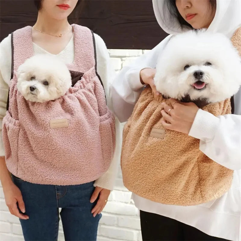 canvas mini backpack dogs Anniepaw Portable Dog Carrier Backpack for Small Dogs Cats Puppy Pink