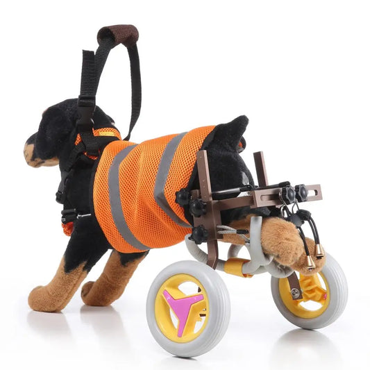 AnniePaw Adjustable Pet Wheelchair for Rehabilitation Walking Aid