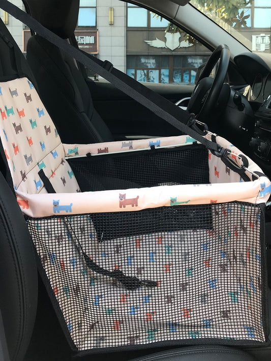 Anniepaw Folding Hammock Dog Car Seat Cover Pet Carrier Front Seat Protection AnniePaw Wear