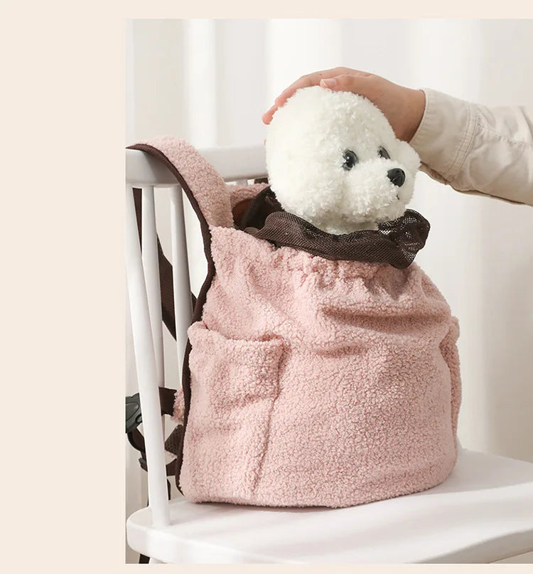 Anniepaw Portable Dog Carrier Backpack for Small Dogs Cats Puppy Walking Mini Bag AnniePaw Wear