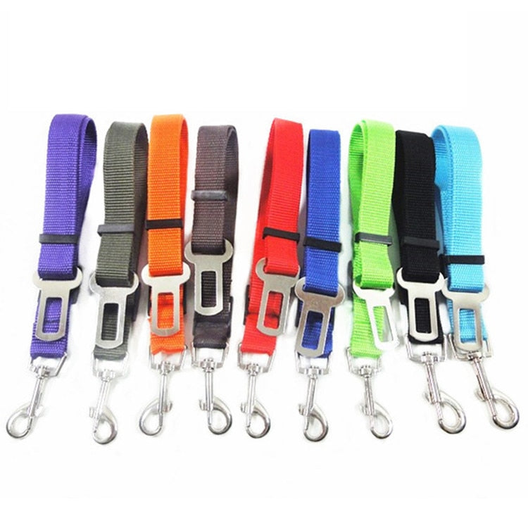 AnniePaw Adjustable Pet Dog Car Seat Belt Vehicle Dog Harness Car Dog Safety Leash for Small Medium Dogs Travel Clip AnniePaw Wear
