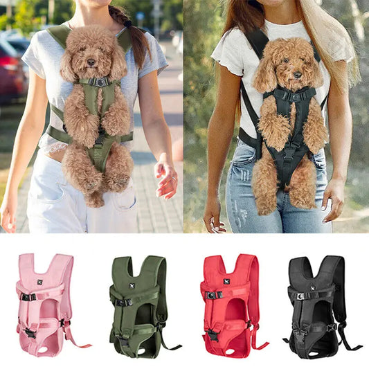 Anniepaw Portable Breathable Dog Bag Front Travel Adjustable Backpack Pet Carriers AnniePaw Wear