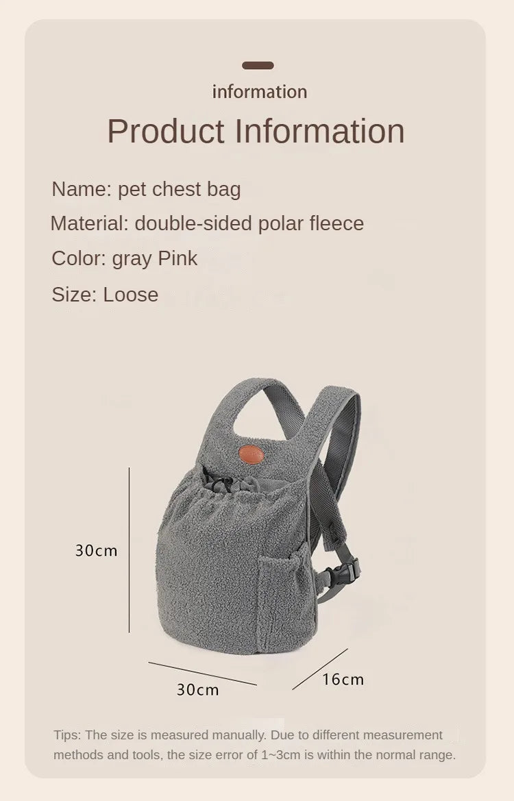 Anniepaw Portable Dog Carrier Backpack for Small Dogs Cats Puppy Walking Mini Bag AnniePaw Wear