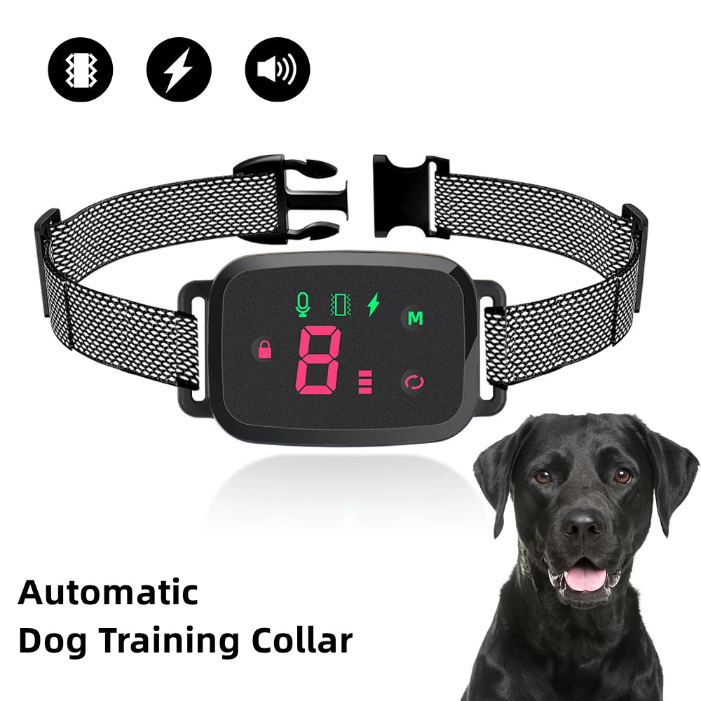 Smart Anti Barking Dog Collar Rechargeable Waterproof with Display AnniePaw Wear