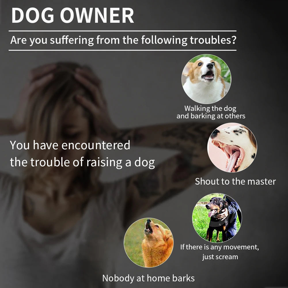 Smart Anti-Barking Dog Collar - Rechargeable Waterproof with Display AnniePaw Wear