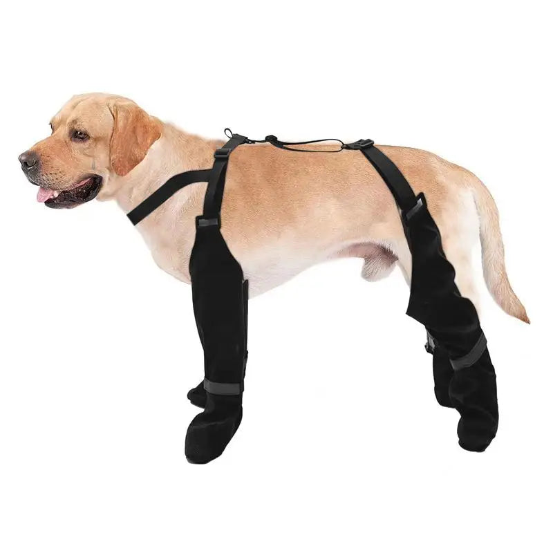 Reflective Dog Suspender Boots - Non-Slip Adjustable Walking Shoes AnniePaw Wear