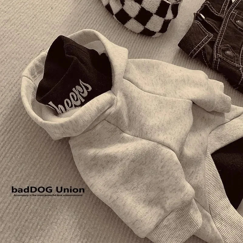 Anniepaw Letter Hoodie Fashion Cotton Pet Clothing for Small Dogs French Bulldog Print AnniePaw Wear