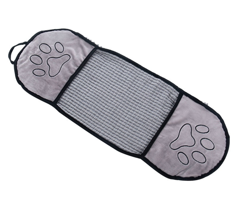 Anniepaw Dog Towel Quick Dry Towel Bath Robe Soft Fiber Absorbent Cleaning Washcloth Dog Accessories AnniePaw Wear