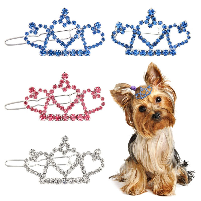 Anniepaw Crystal Rhinestone Dog Hair Clip AnniePaw Wear