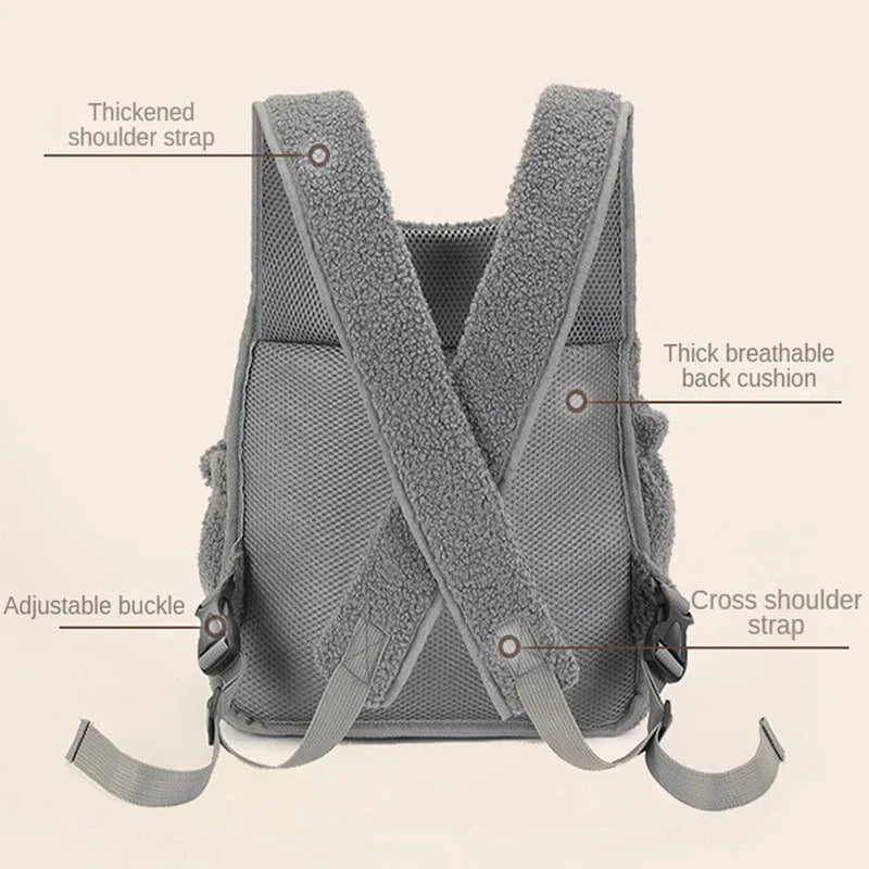 Anniepaw Portable Dog Carrier Backpack for Small Dogs Cats Puppy Walking Mini Bag AnniePaw Wear