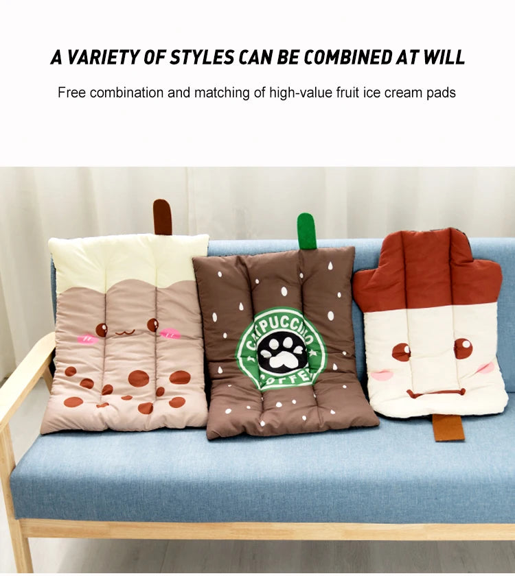 Dog Mat Cooling Summer Pad Mat Dogs Cat Blanket Sofa Breathable Cold Pet Dog Bed Summer Washable Small Medium Large Dogs Ice Pad AnniePaw Wear