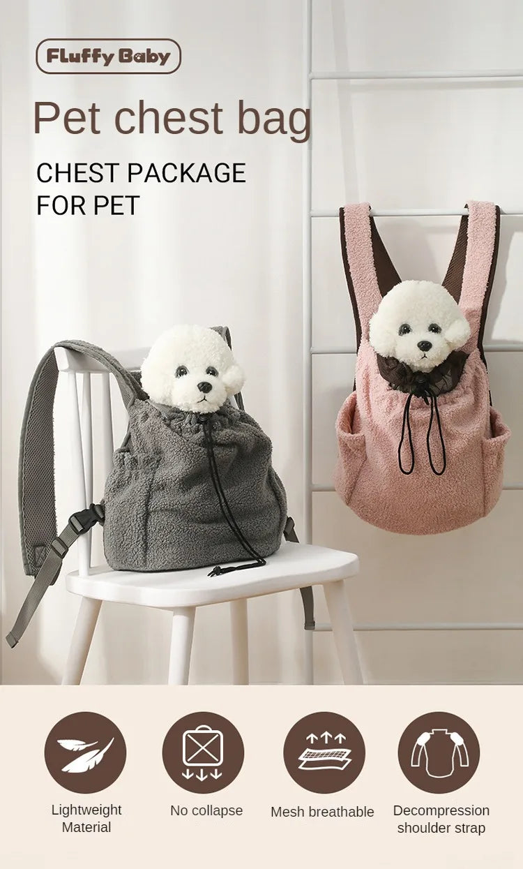 Anniepaw Portable Dog Carrier Backpack for Small Dogs Cats Puppy Walking Mini Bag AnniePaw Wear