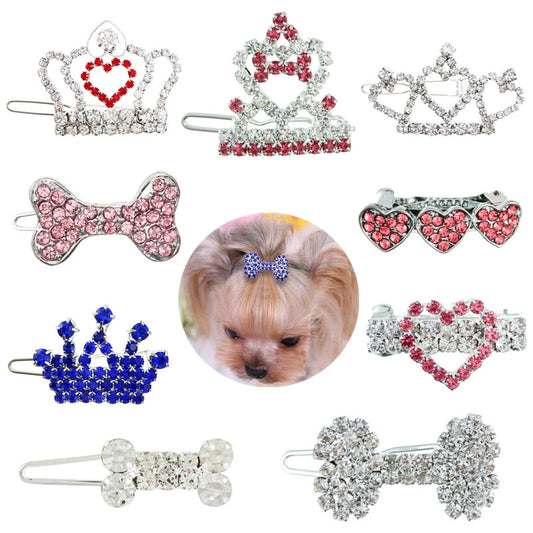 Anniepaw Crystal Rhinestone Dog Hair Clip AnniePaw Wear