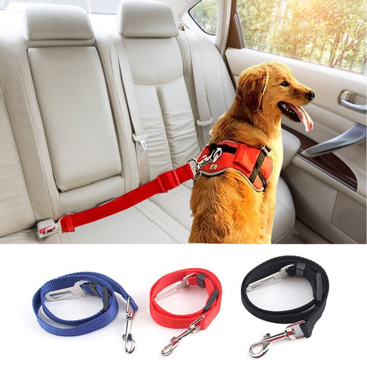 AnniePaw Adjustable Pet Dog Car Seat Belt Vehicle Dog Harness Car Dog Safety Leash for Small Medium Dogs Travel Clip