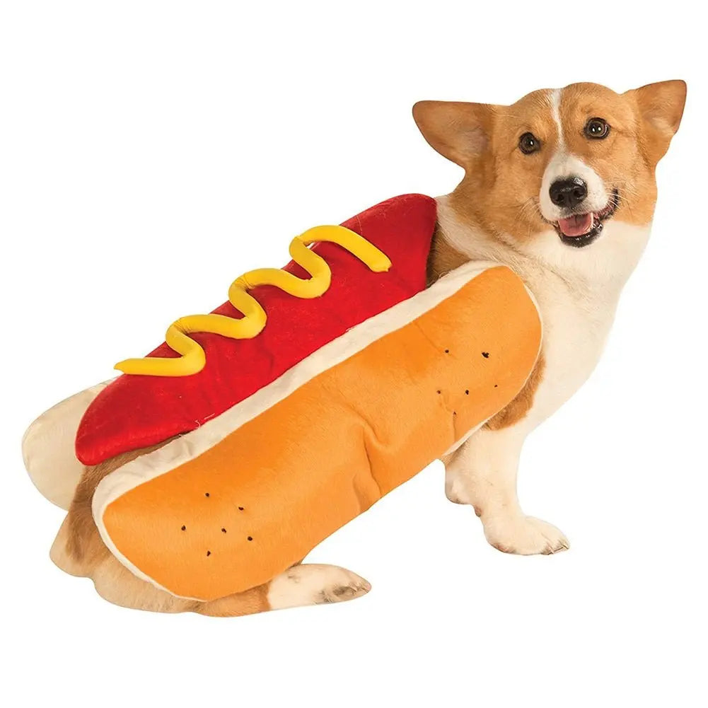 Adorable Hot Dog Halloween Costume: Fun Pet Clothes for Puppies Dogs Cats Dachshunds - Perfect for Festive Season Photo Shoots - Annie Paw WearcostumesAnniePaw Wear