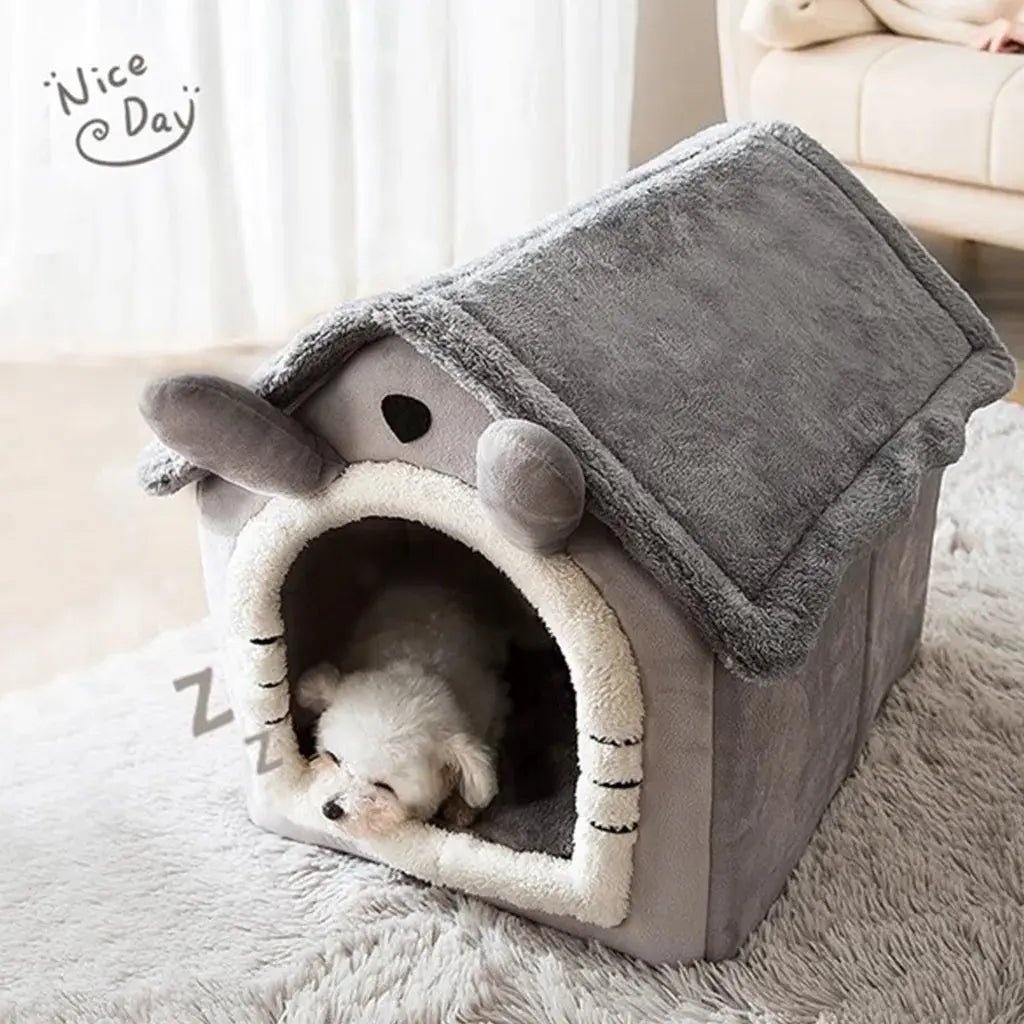 Cat /Dog bed Foldable Pet Sleeping Bed removable and washable cat house kennel for dog house indoor cat nest - Annie Paw WearHome Dog AccessoriesAnnie Paw Wear