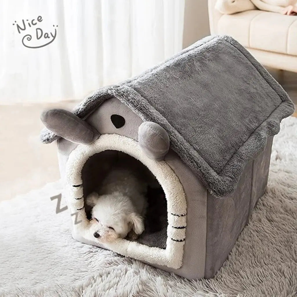 Cat /Dog bed Foldable Pet Sleeping Bed removable and washable cat house kennel for dog house indoor cat nest - Annie Paw WearHome Dog AccessoriesAnnie Paw Wear