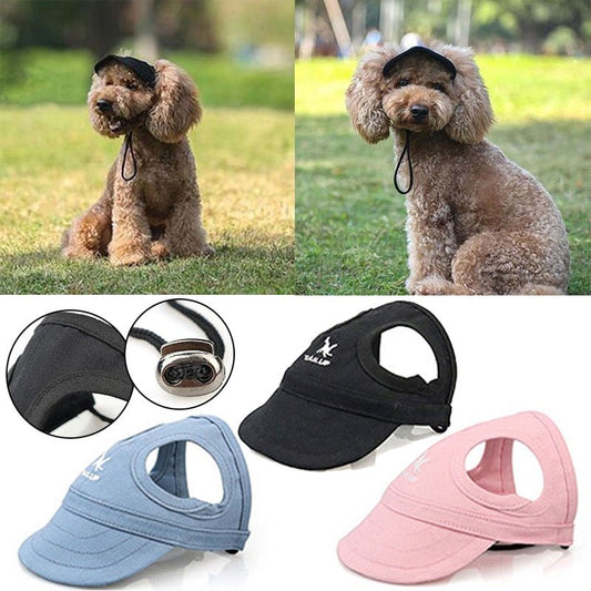 Cute Dog Sunscreen Cap: Wear-resistant Summer Baseball Hat for Puppy Sun Protection - Annie Paw WearWear AccessoriesAnniePaw Wear