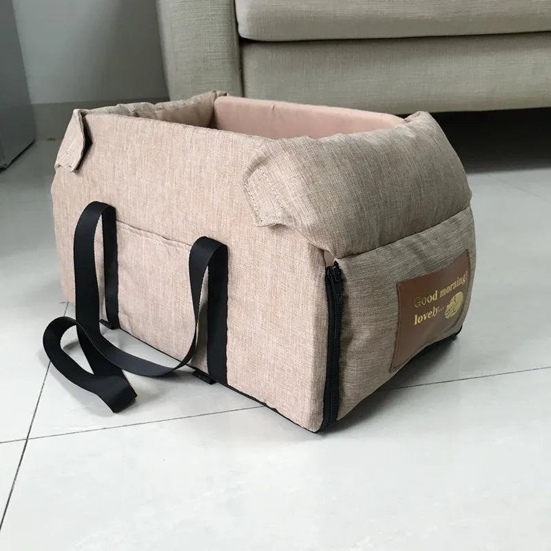 Dog Car Seat Bed Car Central Dog Car Seat Bed Portable Dog Carrier for Small Dogs Cats Safety Travel Bag Dog Accessories - Annie Paw WearDog Bags/Beds/MatsAnnie Paw Wear