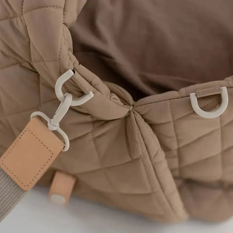 Dog Carrier Luxury Car Seat Handbag Outdoor Portable Washable Travel Bed For Small Cat Dog with Seat Belt - Annie Paw WearOutdoor AccessaryAnnie Paw Wear
