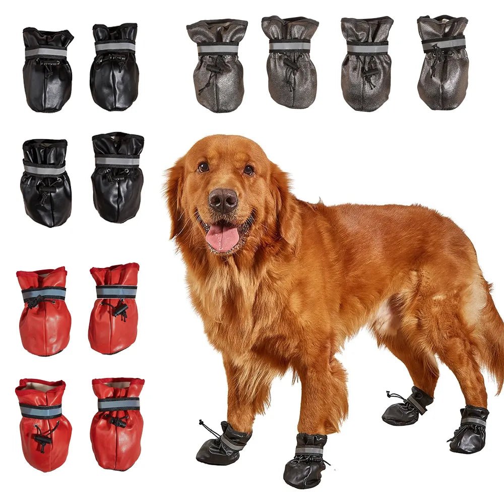 AnniePaw Dog Shoes for Large Dogs Waterproof Reflective Boots AnniePaw Wear