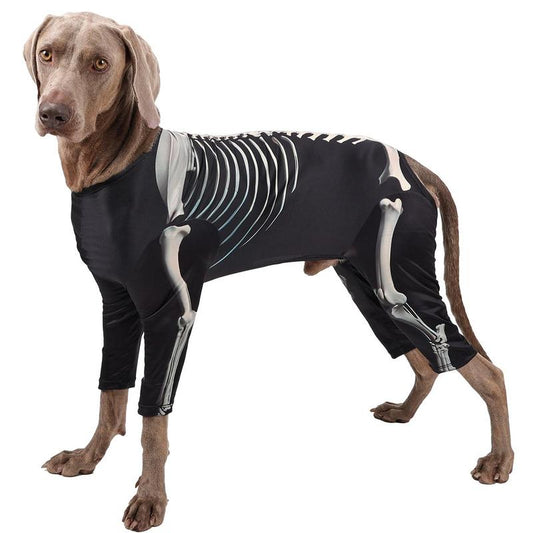 Dog Skeleton Costume Costumes Halloween Dress up - Annie Paw WearWinter OutwearAnniePaw Wear