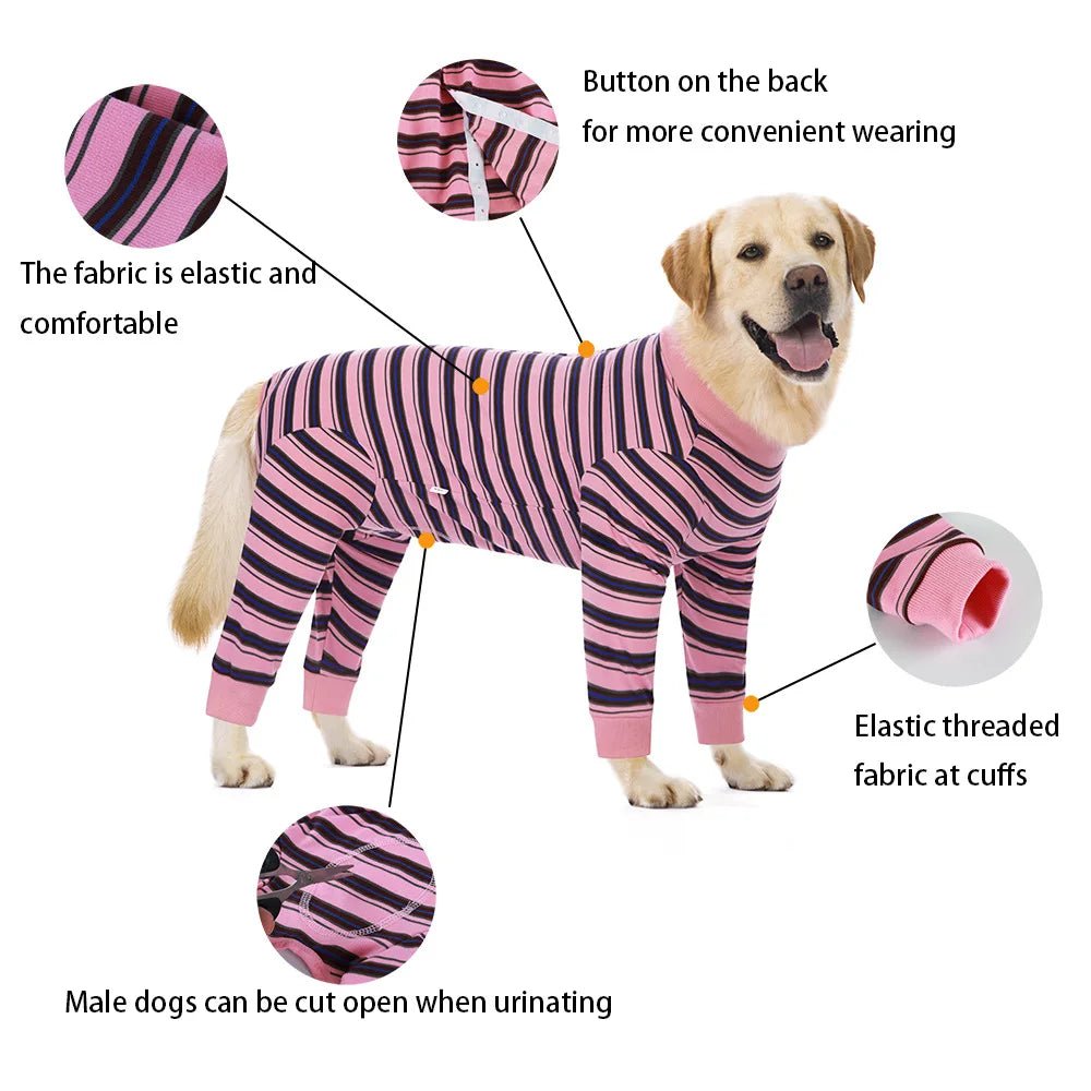 Full Cover Dog Recovery Suit After Surgery Anti Lick Calming Pajamas for All Sizes of Dogs - Annie Paw WearNursing & ReliefAnnie Paw Wear