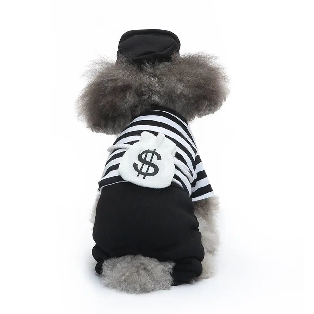 Funny Clown Costume for Pets: Halloween Cosplay Suit for Small Dogs, Cats, and Chihuahua Accessories - Annie Paw WearcostumesAnniePaw Wear