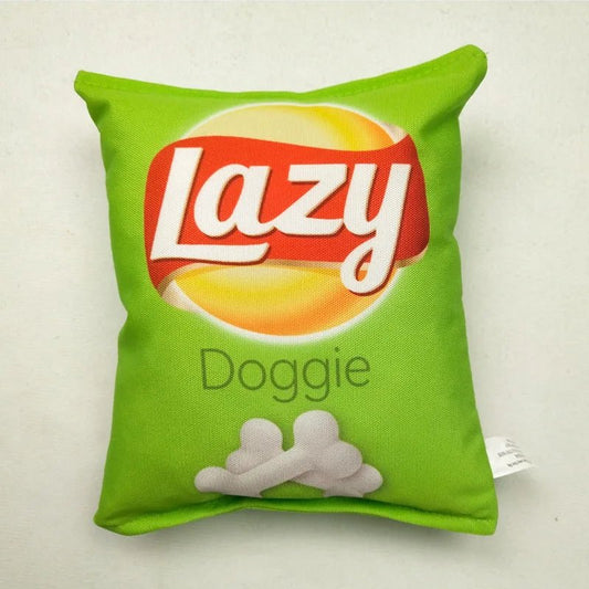 Funny Crisps Dog Toys Interaction Chew Molars Plush Dog Toys Bite Resistance Clean Teeth Oral Cavity Puppy Toys Pet Accessories - Annie Paw WeartoyAnnie Paw Wear