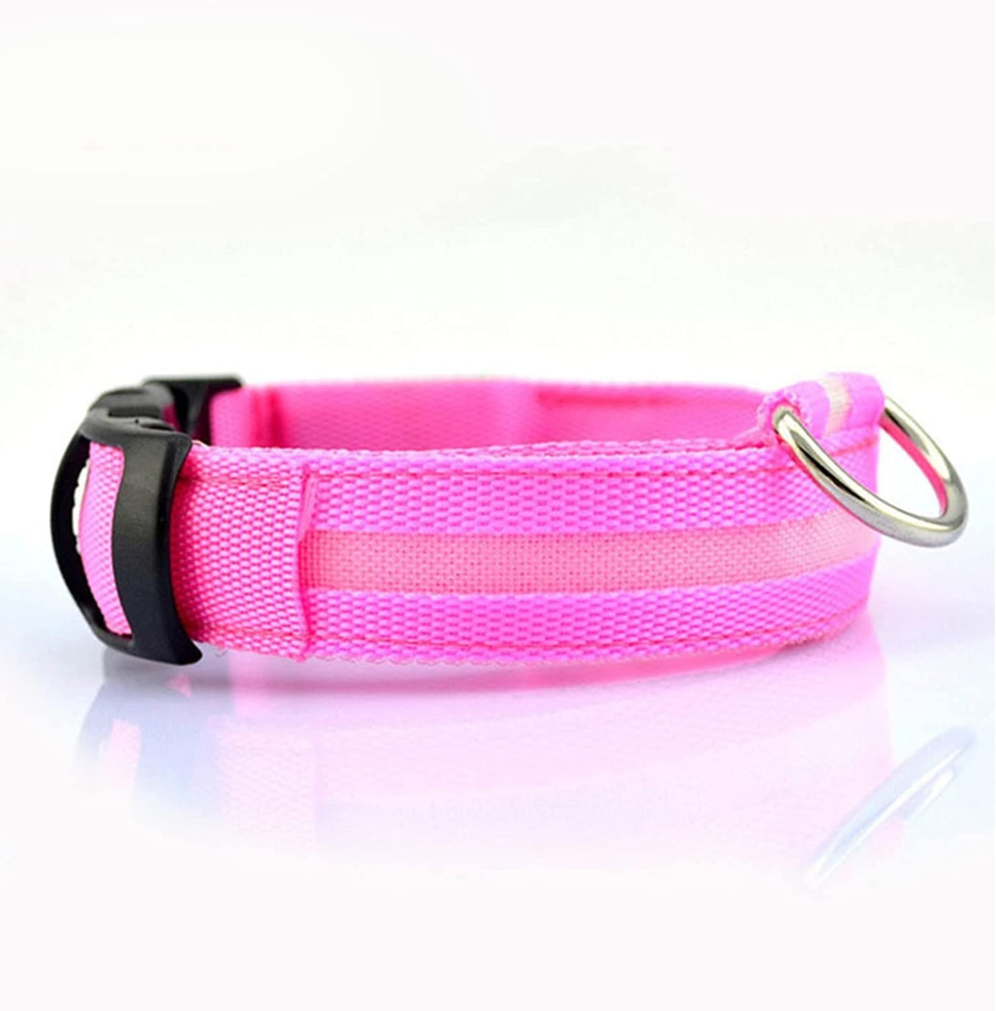 LED Rechargeable Adjustable Night Light Waterproof Glowing Dog Collars - Annie Paw Wear_¨å_AnniePaw Wear