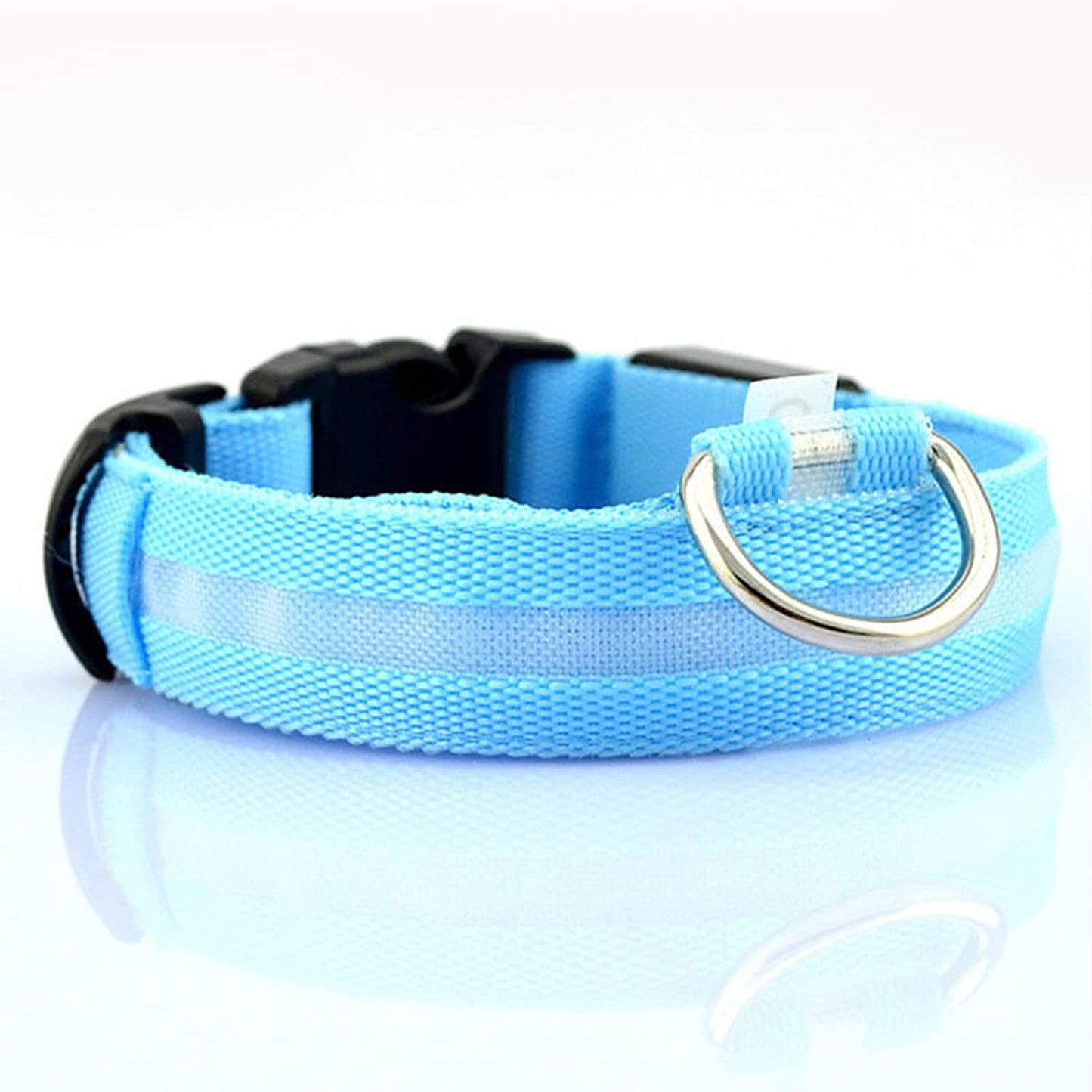 LED Rechargeable Adjustable Night Light Waterproof Glowing Dog Collars - Annie Paw Wear_¨å_AnniePaw Wear