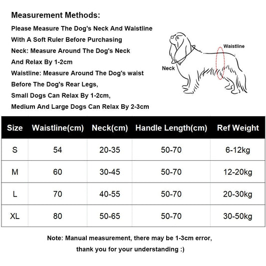 Lifting Harness For Dogs Rear Lifting Sling With Shoulder Strap For Back Legs Hip Support - Annie Paw WearNursing & ReliefAnnie Paw Wear
