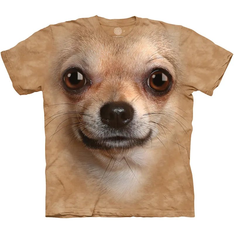 Men's T-shirt With Dog Graphic 3D Full Print Pet Dog Men Clothing Summer Short Sleeve Casual Oversized Tee Shirt Fashion Tops - Annie Paw WearHome Dog WearAnnie Paw Wear