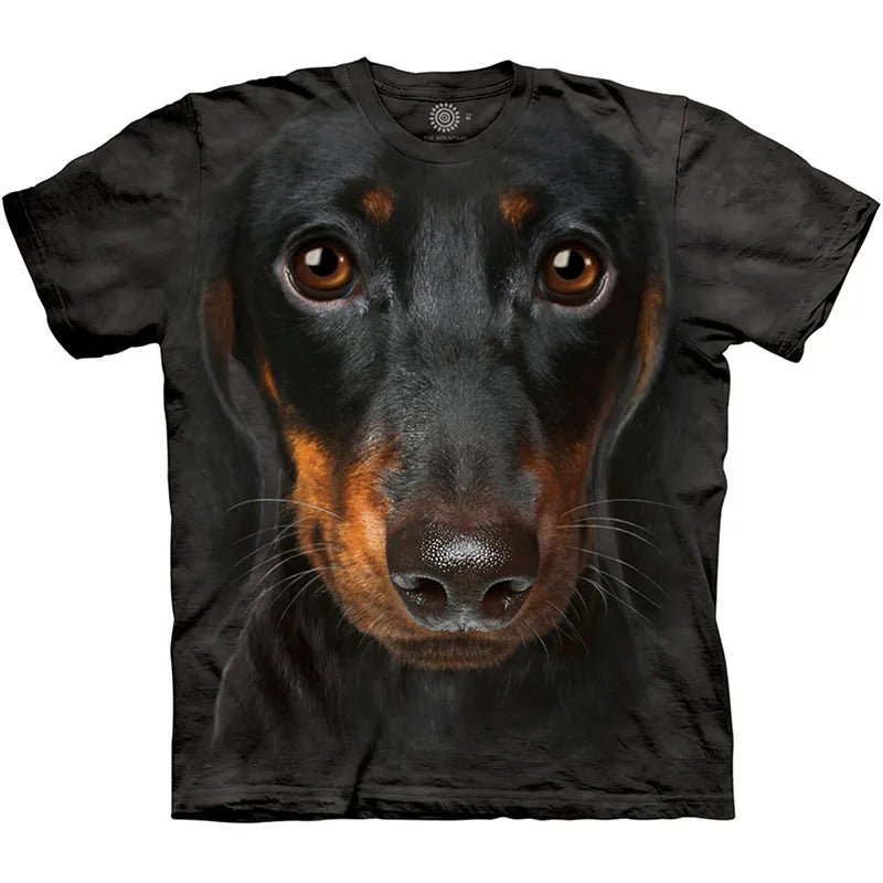 Men's T-shirt With Dog Graphic 3D Full Print Pet Dog Men Clothing Summer Short Sleeve Casual Oversized Tee Shirt Fashion Tops - Annie Paw WearHome Dog WearAnnie Paw Wear