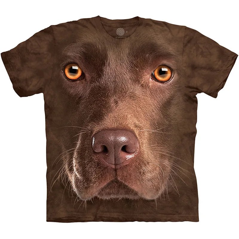 Men's T-shirt With Dog Graphic 3D Full Print Pet Dog Men Clothing Summer Short Sleeve Casual Oversized Tee Shirt Fashion Tops - Annie Paw WearHome Dog WearAnnie Paw Wear