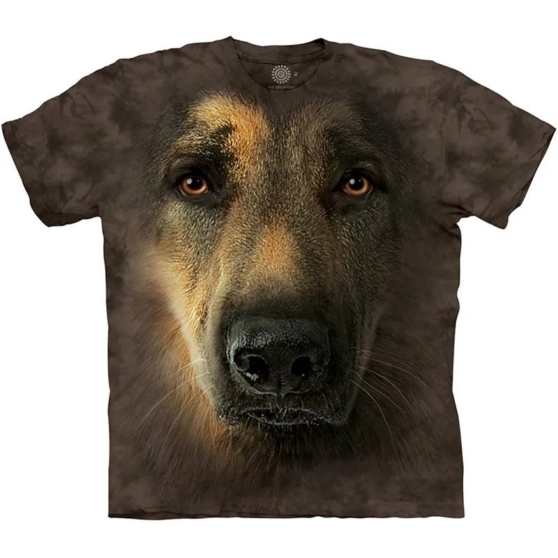 Men's T-shirt With Dog Graphic 3D Full Print Pet Dog Men Clothing Summer Short Sleeve Casual Oversized Tee Shirt Fashion Tops - Annie Paw WearHome Dog WearAnnie Paw Wear