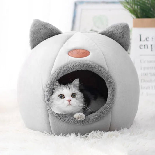 New Deep Sleep Comfort In Winter Cat Bed Iittle Mat Basket Small Dog House Products Pets Tent Cozy Cave Nest Indoor Cama Gato - Annie Paw WearDog Bags/Beds/MatsAnnie Paw Wear